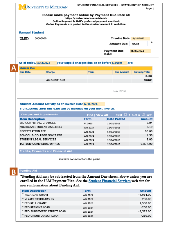 University Bill