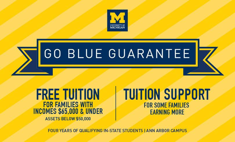 go blue guarantee banner