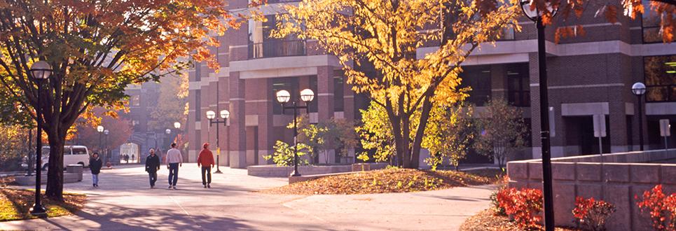 U-M campus in Autumn