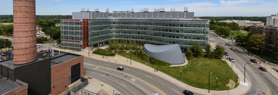 Rooftop view of the Biomedical Science Research Building